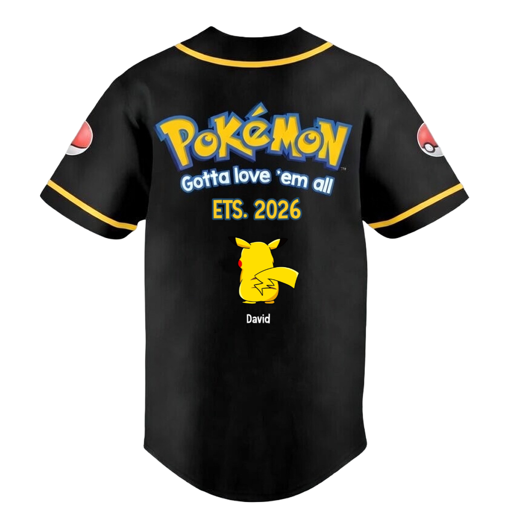 Personalized Baseball Jersey for Family Movie Fans | Gift for Dad, Mom, Kids