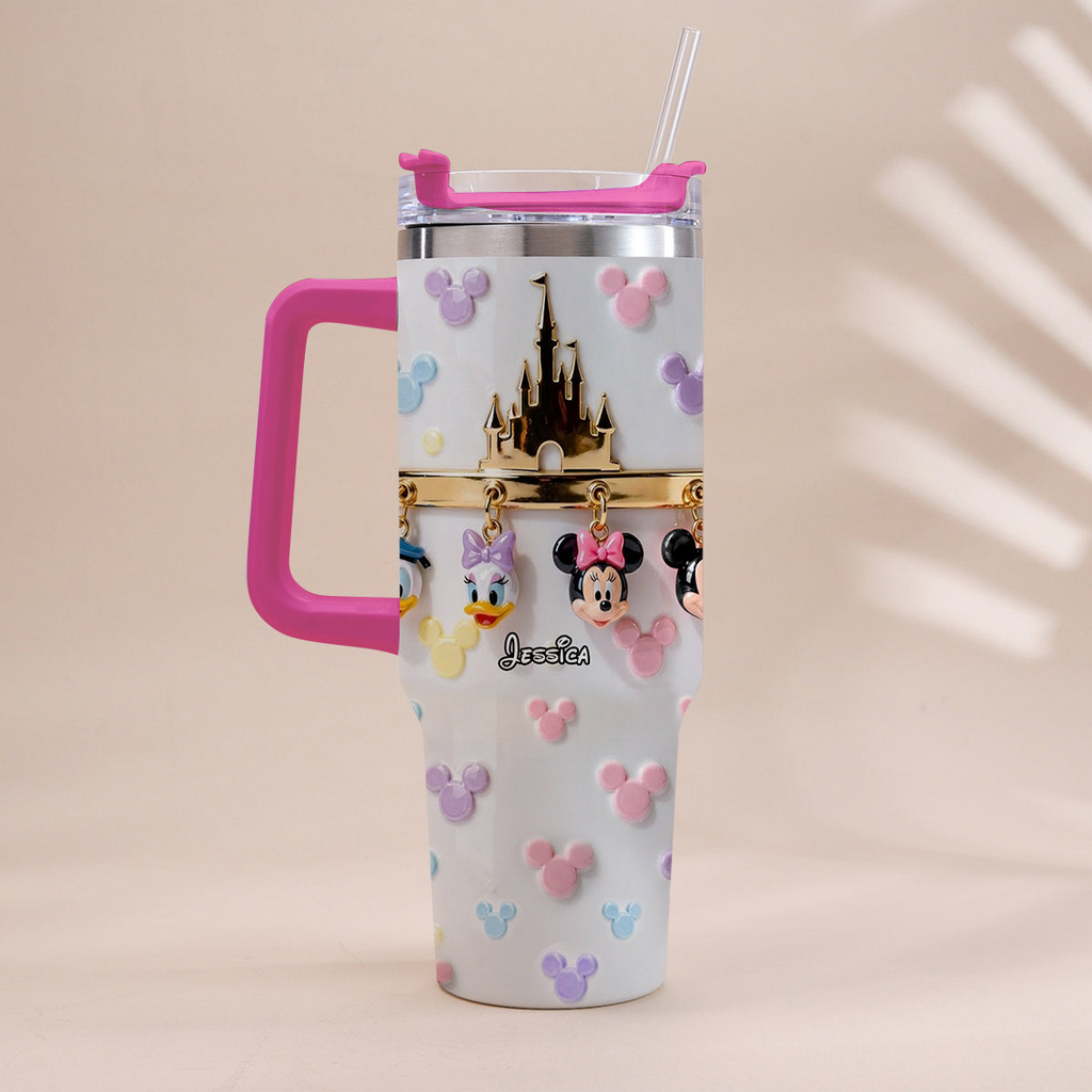 Personalized 40oz Tumbler with Straw Custom Movie Gift