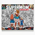 Personalized SuperMom Puzzle Gift for Mom with Kids