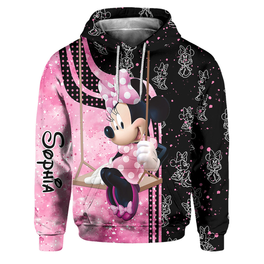 Personalized Minnie Mouse Hoodie & Sweatpants Gift for Her