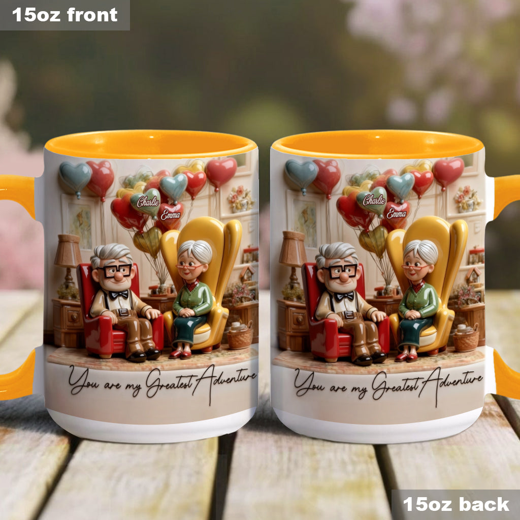Personalized Couple Mug You Are My Greatest Adventure Gift