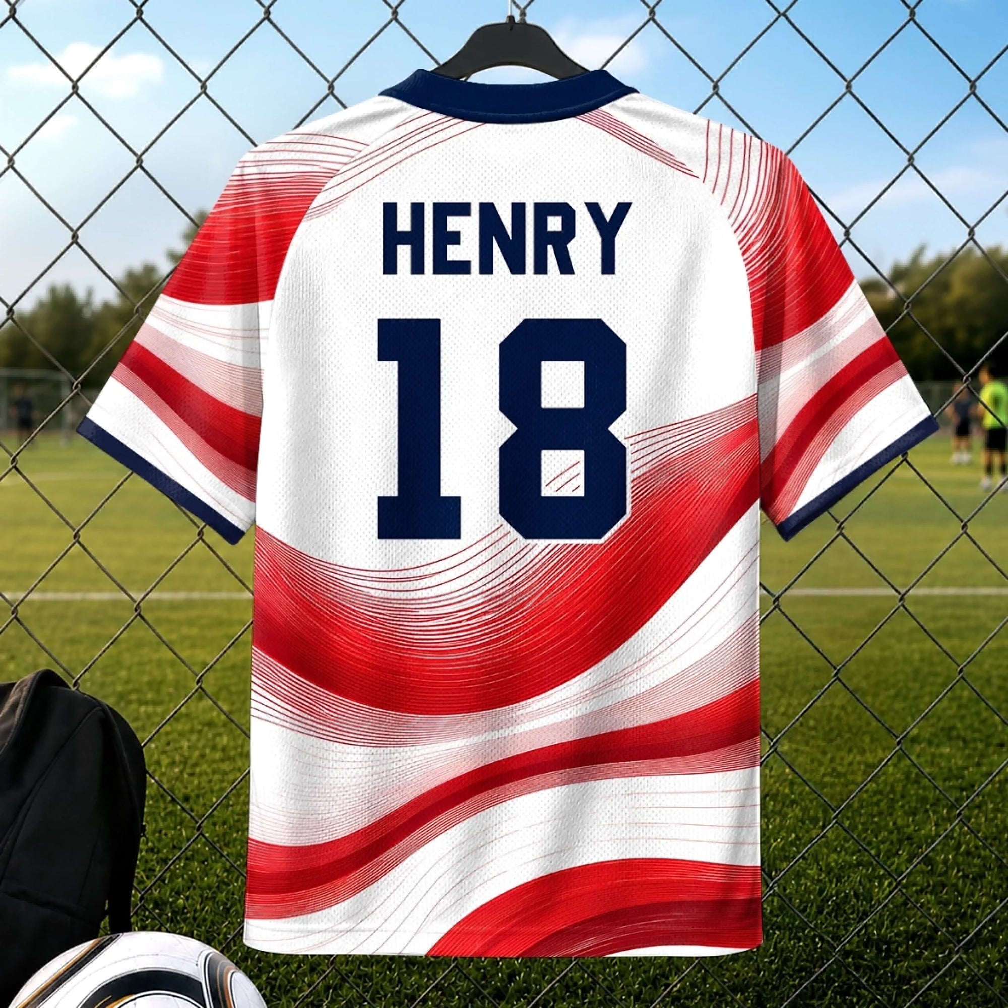 Personalized USA Soccer Jersey Custom Name Gift for Football Lovers