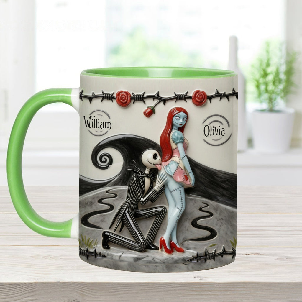 Personalized Accent Mug with I Licked It So It's Mine Design for Couples | Christmas Gift
