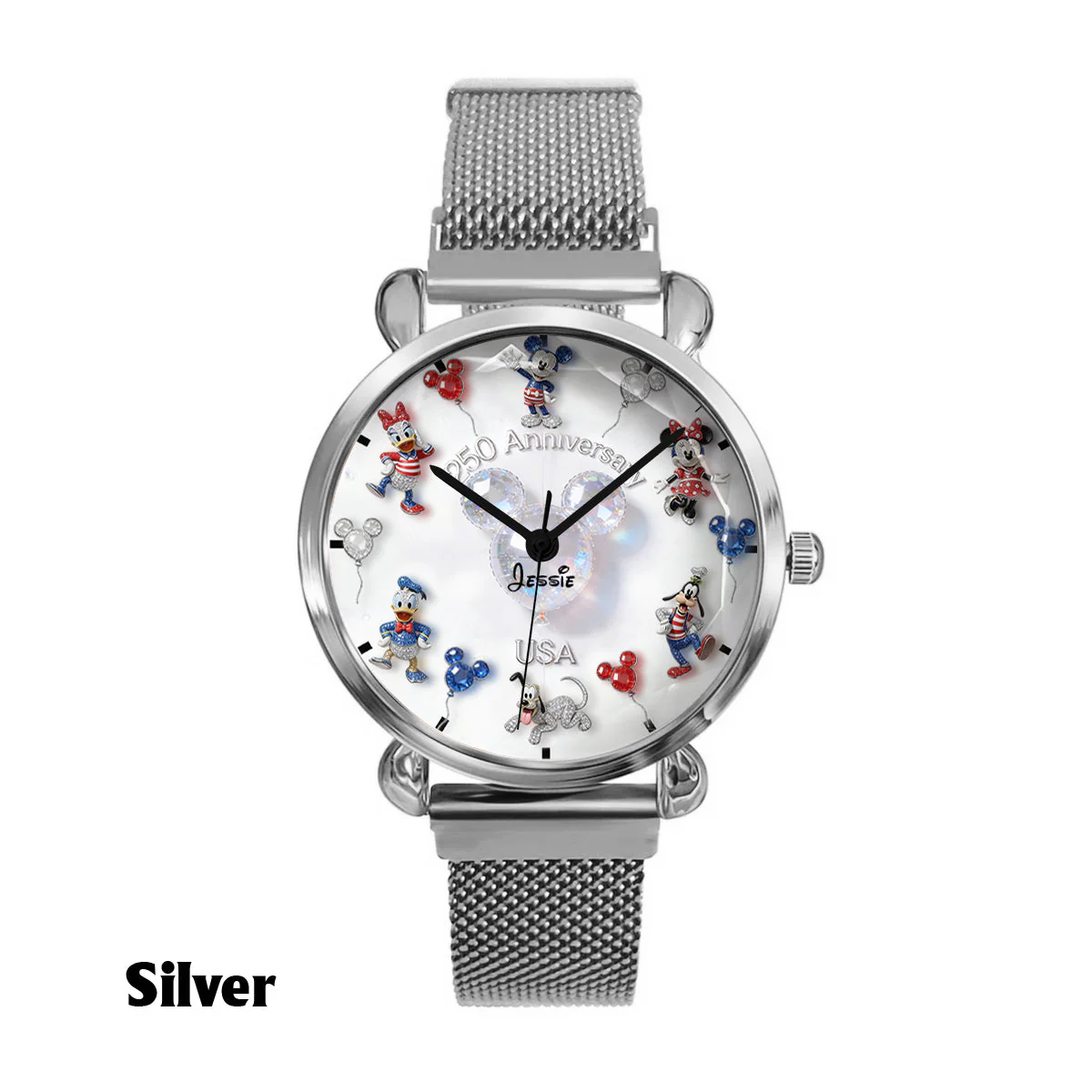 Personalized Women’s Hand Watch with Strap Charms for Movie Fans