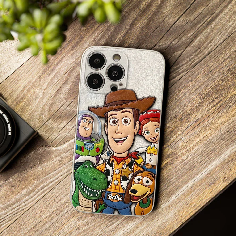 Personalized Toy Story Phone Case Custom Name Gift for Movie Fans