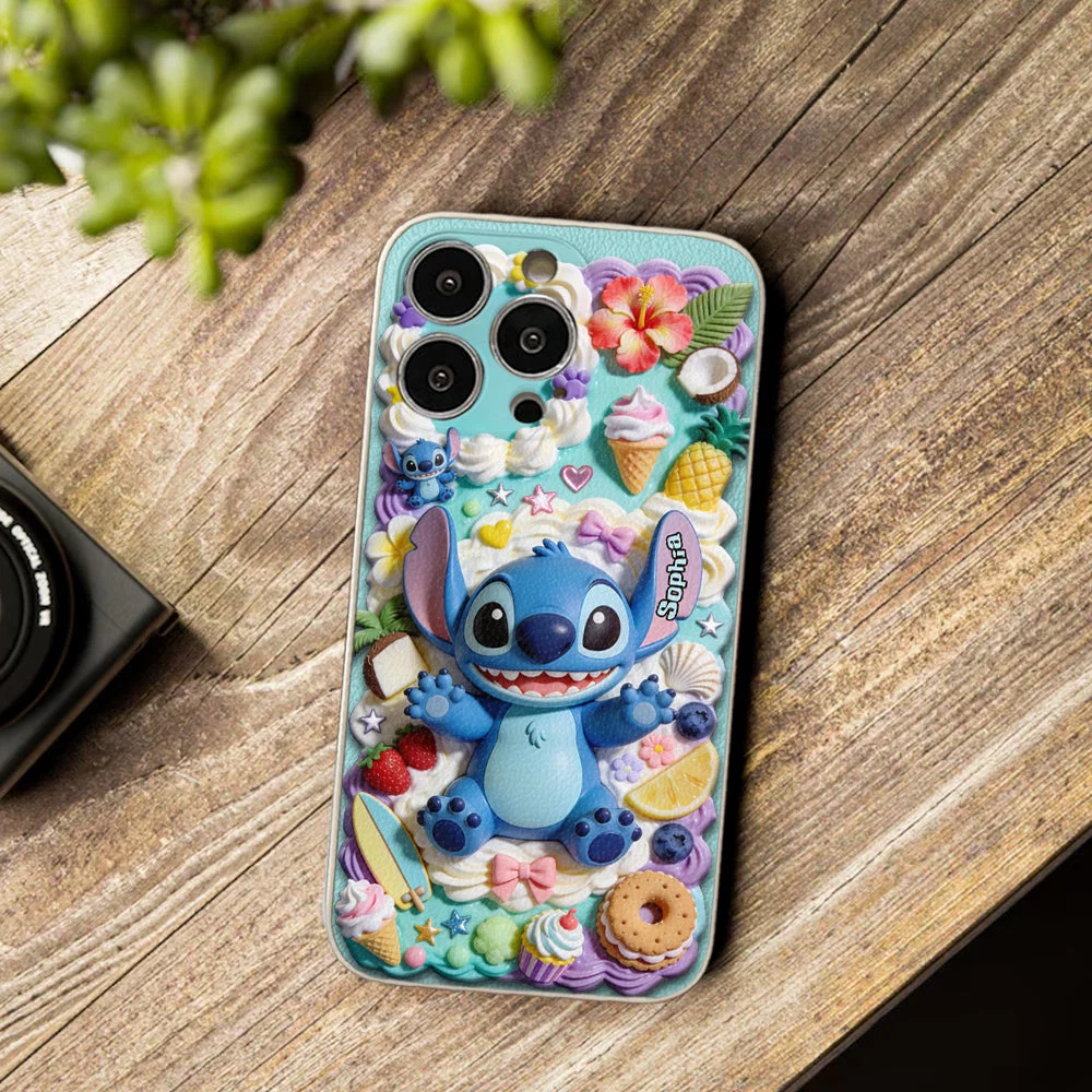 Personalized Phone Case Custom Name Gift with 3D Design Phone Case GradoCreations