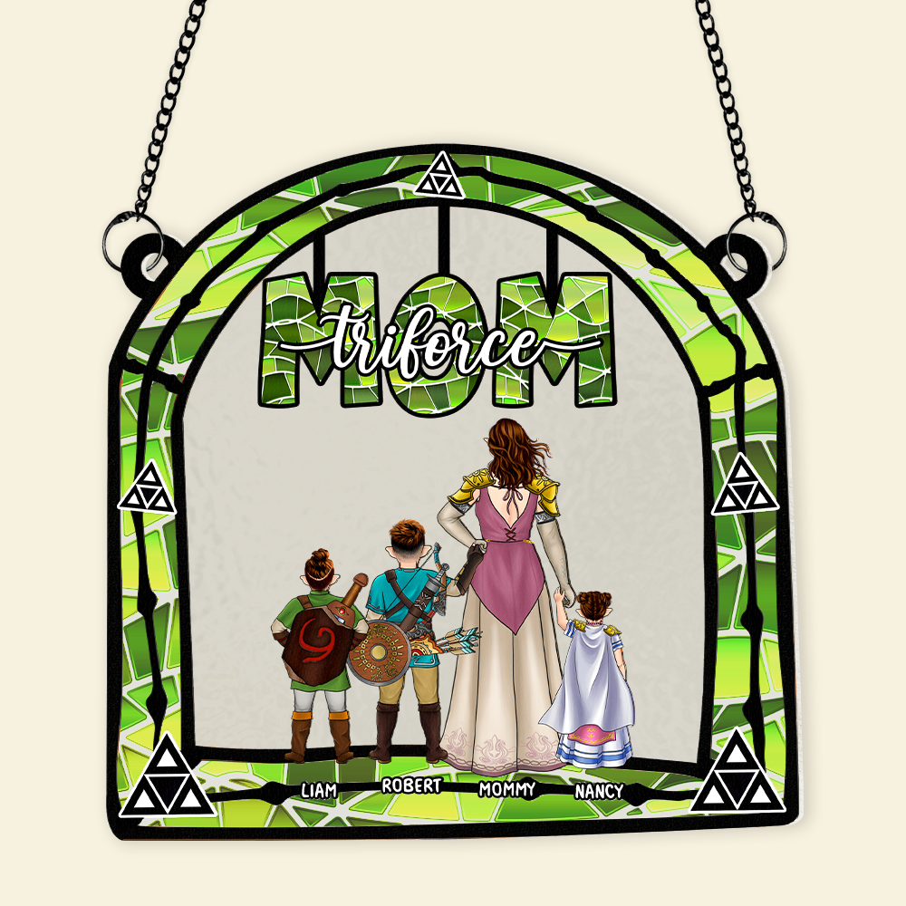 Personalized Zelda Mom Suncatcher Gift for Wife, Home Decor