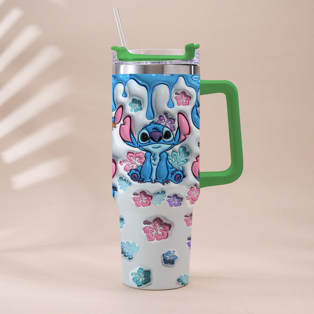 Personalized 40oz Tumbler with Straw Custom Name Gift for Family