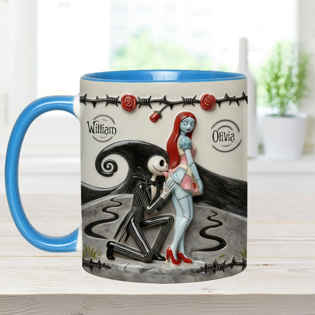 Personalized Accent Mug with I Licked It So It's Mine Design for Couples | Christmas Gift