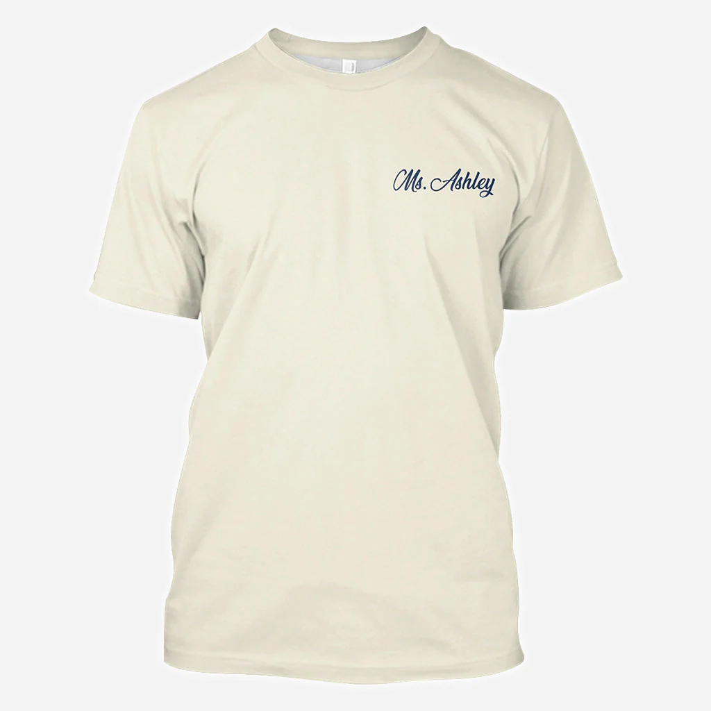 Personalized Teacher Shirt To Infinity and Beyond - Gift for Educators AOP Shirt GradoCreations