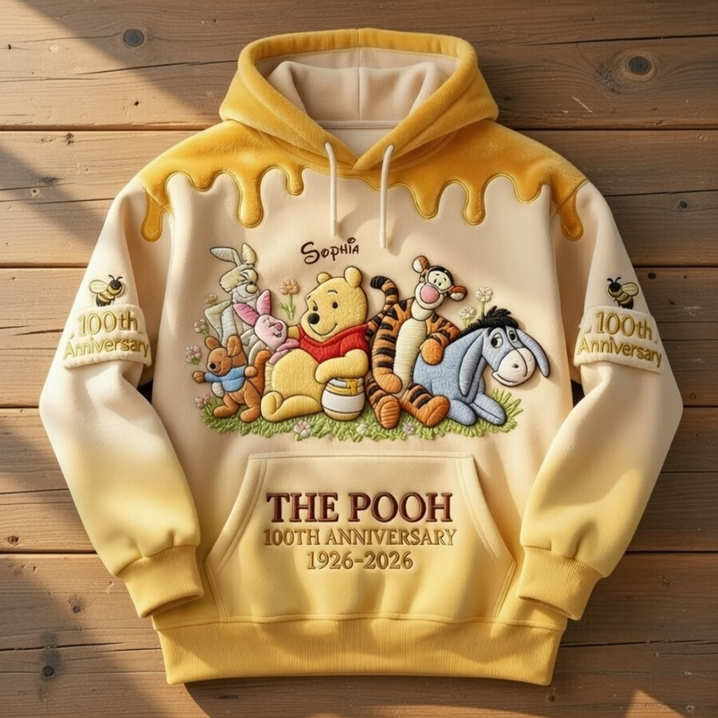 Personalized All Over Print Winnie the Pooh Shirt for Movie Fans