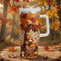 Personalized Fall Tumbler with Honey Bear Design Gift for Mom