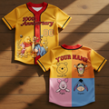 Personalized Movie-Themed Baseball Jersey for Kids & Adults - Custom Name, 100th Anniversary Gift