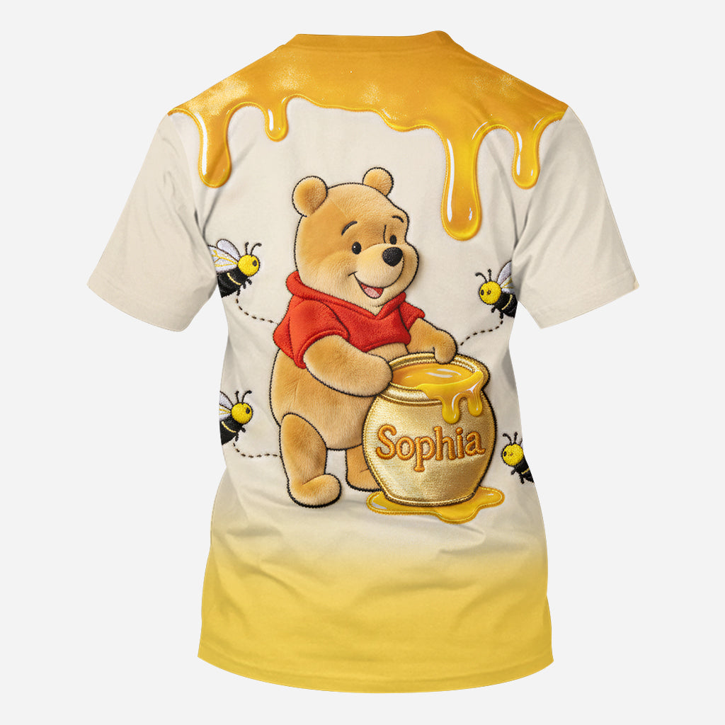 Personalized Honey Bear All Over Print Shirt Gift for Movie Fans AOP Shirt GradoCreations