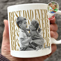 Personalized Vintage Photo Mug Custom Gift for Dad or Mom HN590 - mug GradoCreations