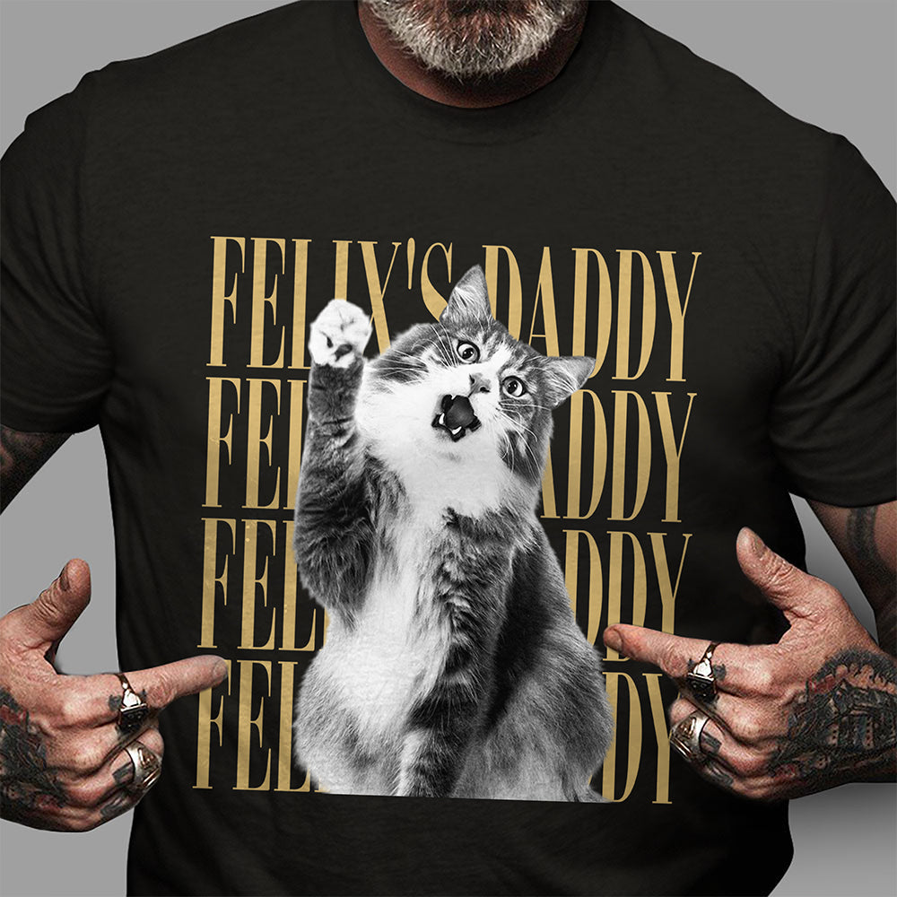 Personalized Vintage Photo T-Shirt Custom Design for Dog/Cat Dad/Mom HN590 - Tshirt GradoCreations