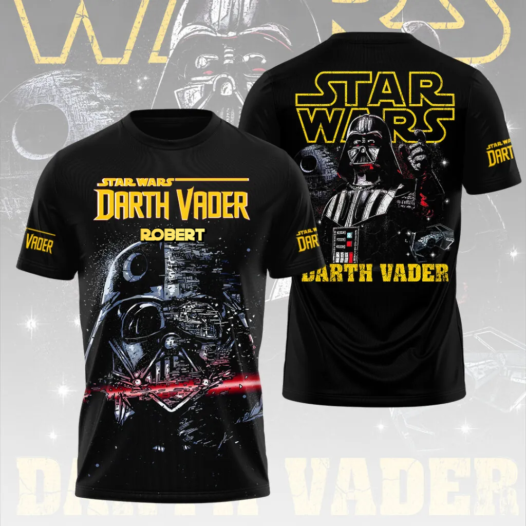 Personalized Star Wars Darth Vader All Over Shirt Gift for Movie Fans