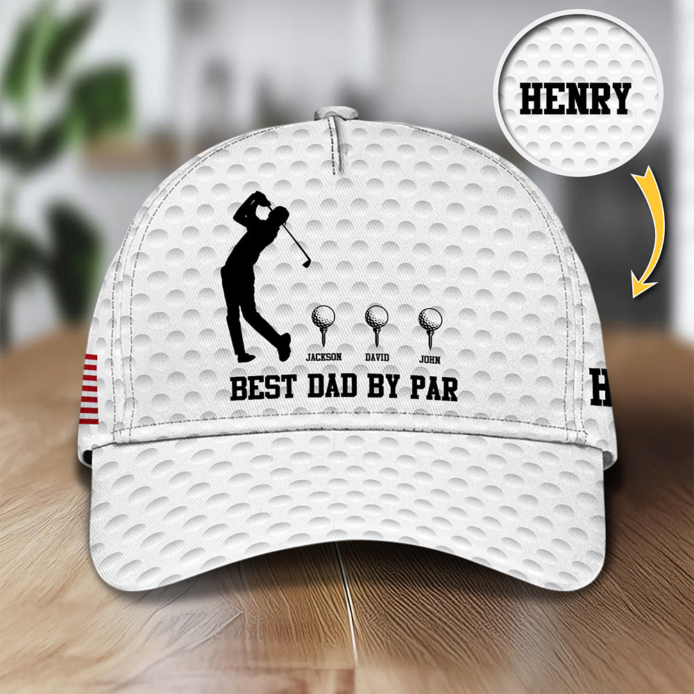 Personalized Golf Cap Best Dad Gift Custom Name for Father's Day HN590 - AOP Cap GradoCreations