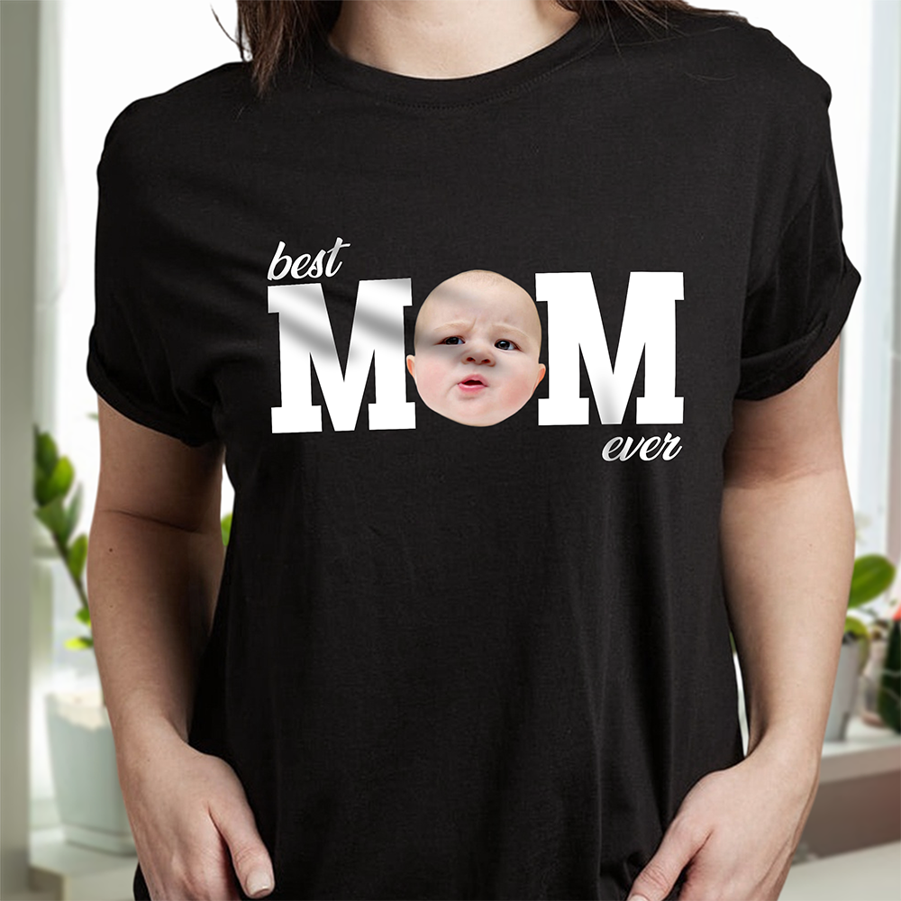 Personalized Dark Shirt Custom Photo Best Dad or Mom Gift HN590 - Tshirt GradoCreations