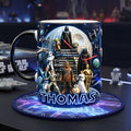 Personalized Galaxy Star Characters Mug Custom Name Gift for Movie Fans