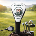 Personalized Golf Club Head Cover Custom Photo Gift for Dad HN590 - Golf Club Head Cover GradoCreations