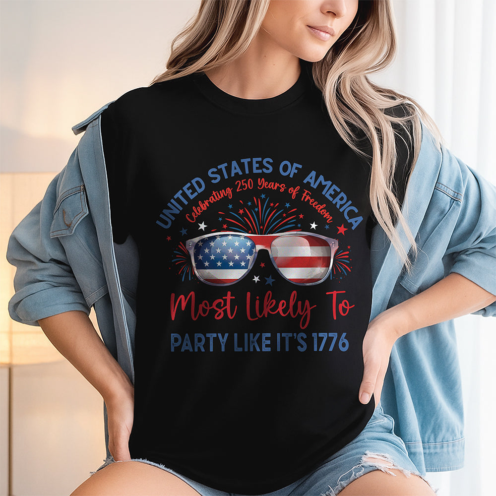 Personalized Family T-Shirt USA 250th Anniversary Gift HN590 - Tshirt GradoCreations