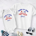 Personalized Baby Onesie Custom Name 250th Birthday Gift HN590 - Baby Shirt GradoCreations