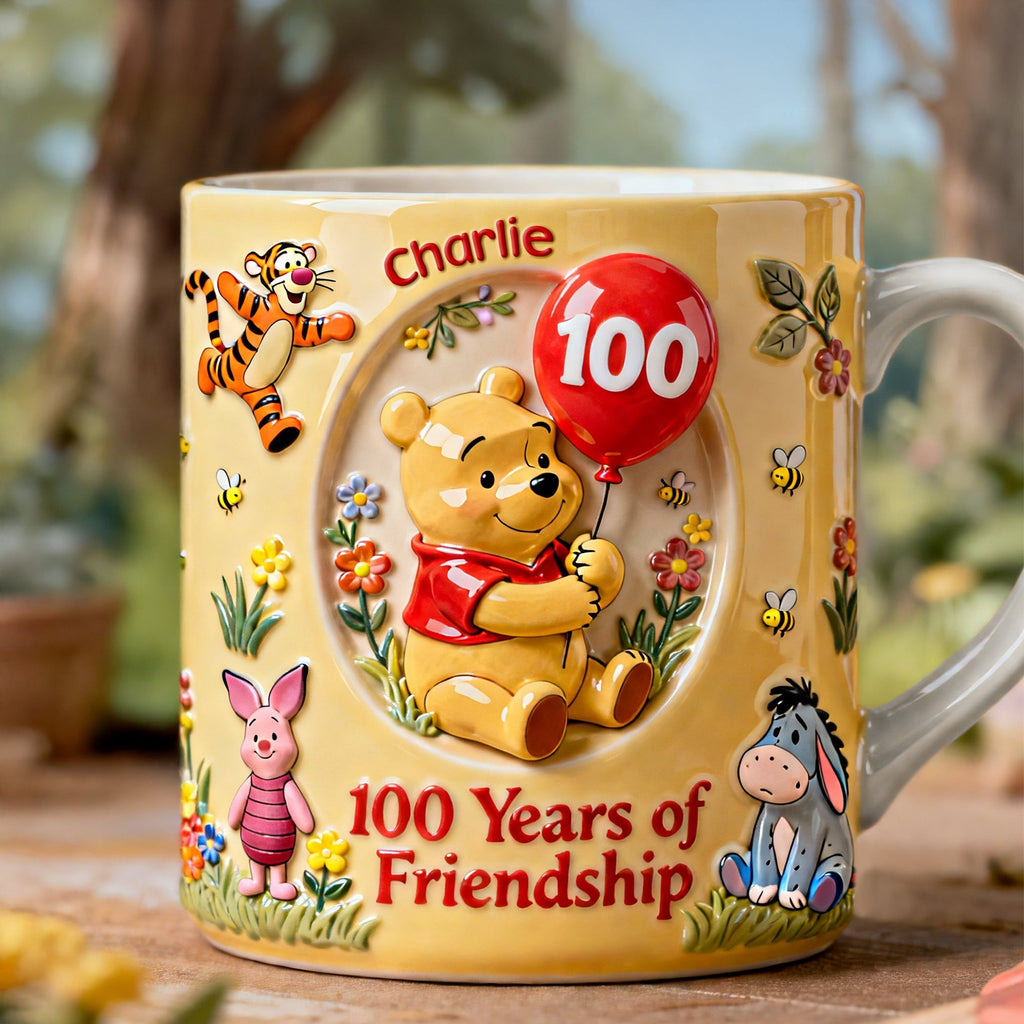 Personalized Ceramic Accent Mug 100 Years of Friendship Gift for Movie Fans