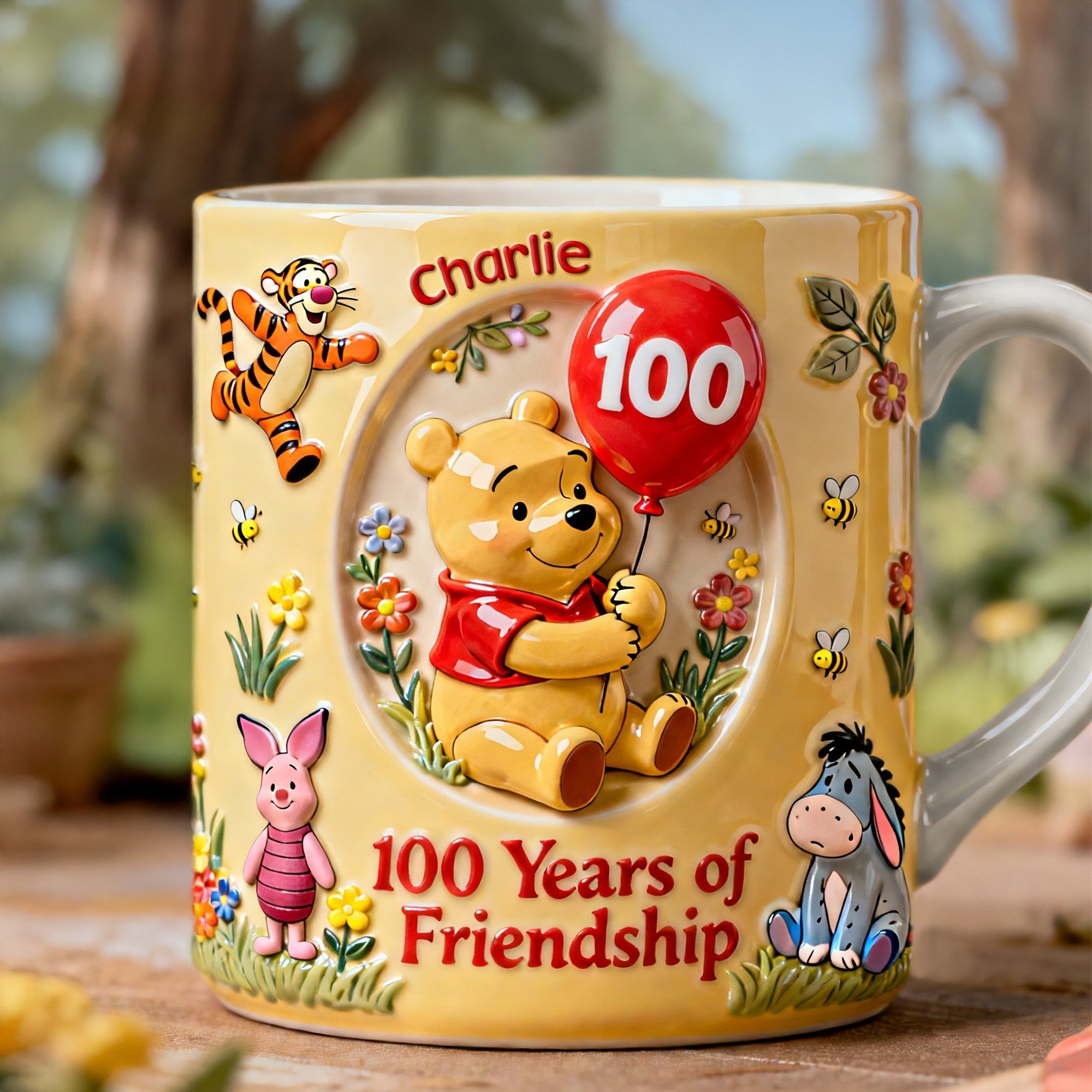 Personalized Ceramic Accent Mug 100 Years of Friendship Gift for Movie Fans