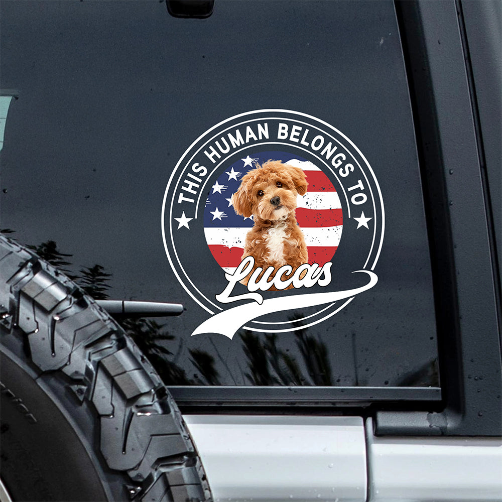 Personalized Dog Cat Car Window Decal Custom Photo Gift for Pet Lovers Decal Sticker GradoCreations