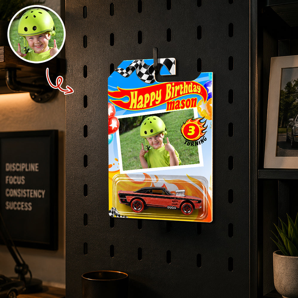 Personalized Photo Hot Wheels Car Custom Birthday Gift HN590 - Hot Wheels GradoCreations