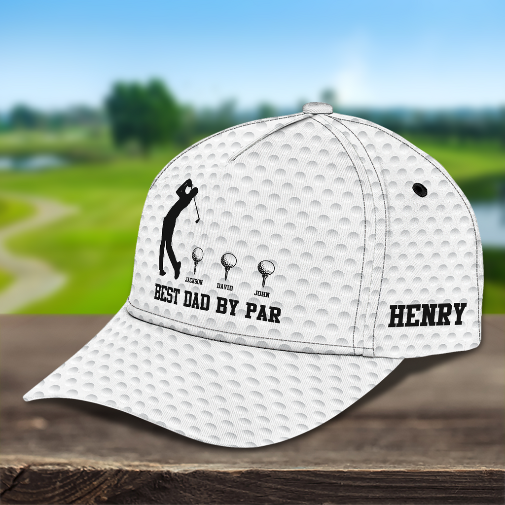Personalized Golf Cap Best Dad Gift Custom Name for Father's Day HN590 - AOP Cap GradoCreations
