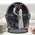 Personalized Acrylic Plaque Love You To The Death Star Gift for Couples