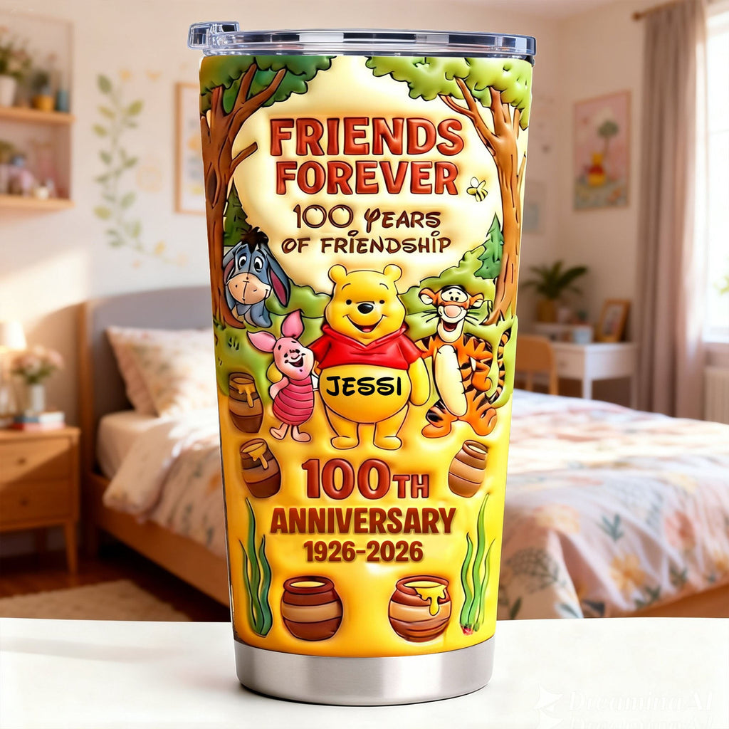 Personalized Disney Tumbler 100th Anniversary Gift for Friends