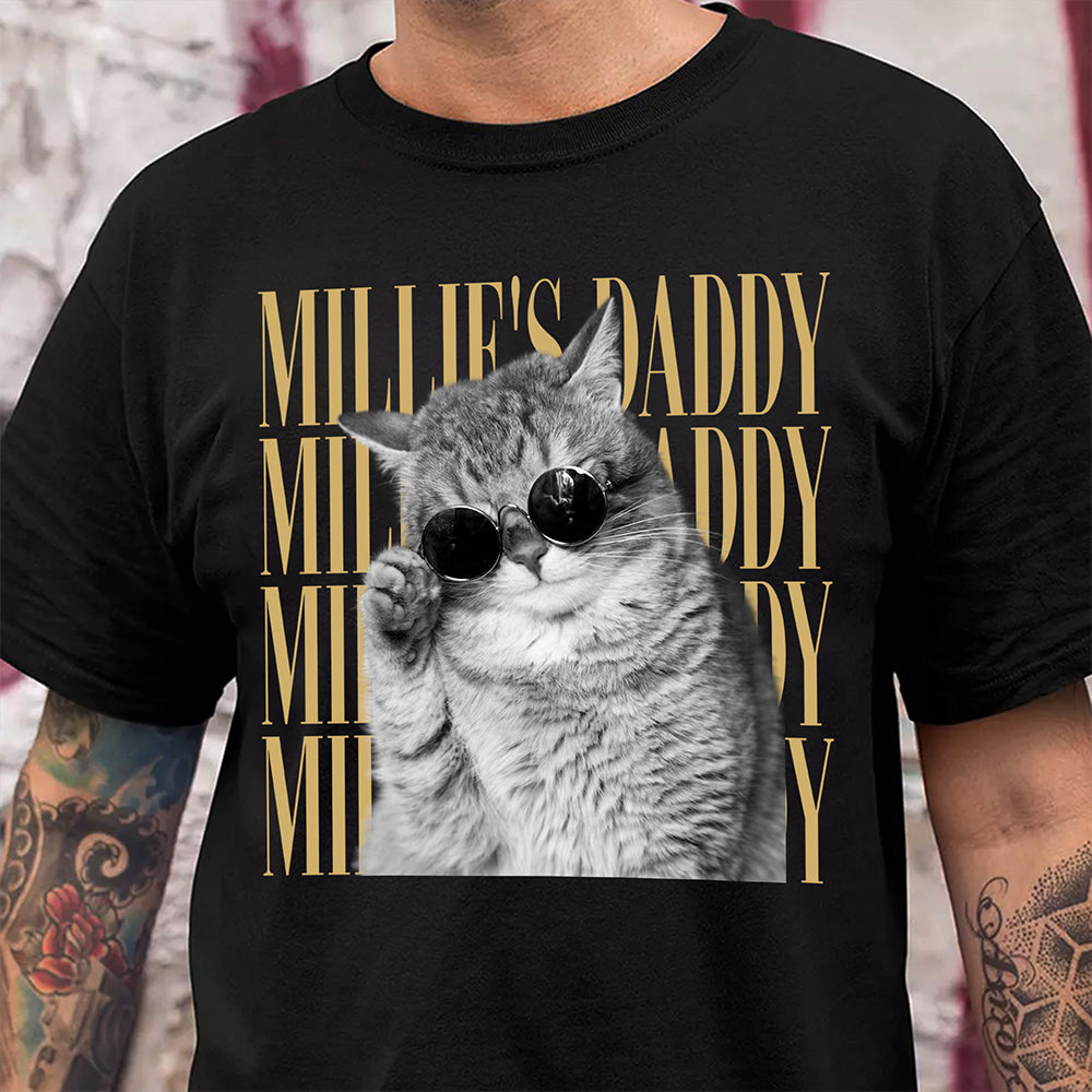 Personalized Vintage Photo T-Shirt Custom Design for Dog/Cat Dad/Mom HN590 - Tshirt GradoCreations