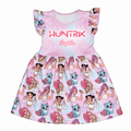 Personalized Fantasy Girl Dress for Kids with Custom Name Gift for Daughter Kid Dress GradoCreations