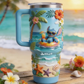 Personalized Summer Vibes Tumbler Gift for Movie Fans