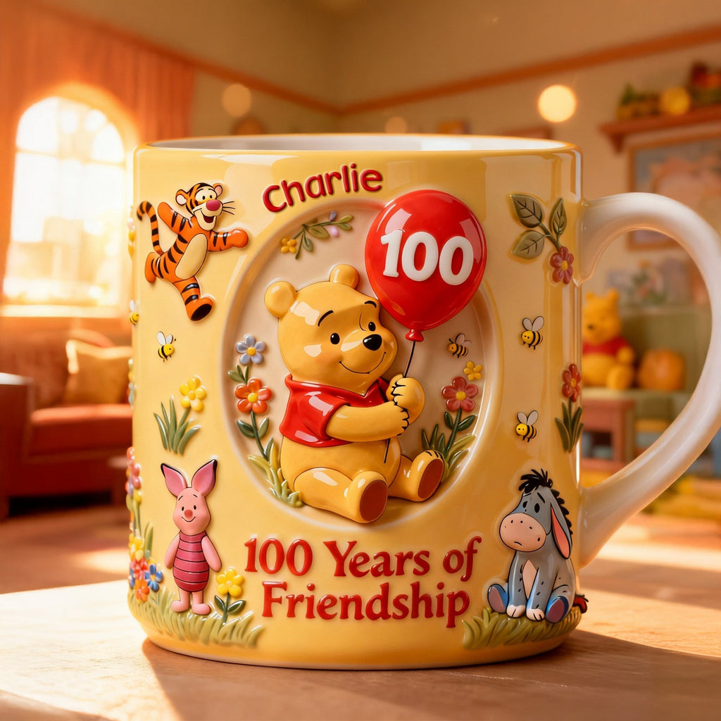 Personalized Ceramic Accent Mug 100 Years of Friendship Gift for Movie Fans