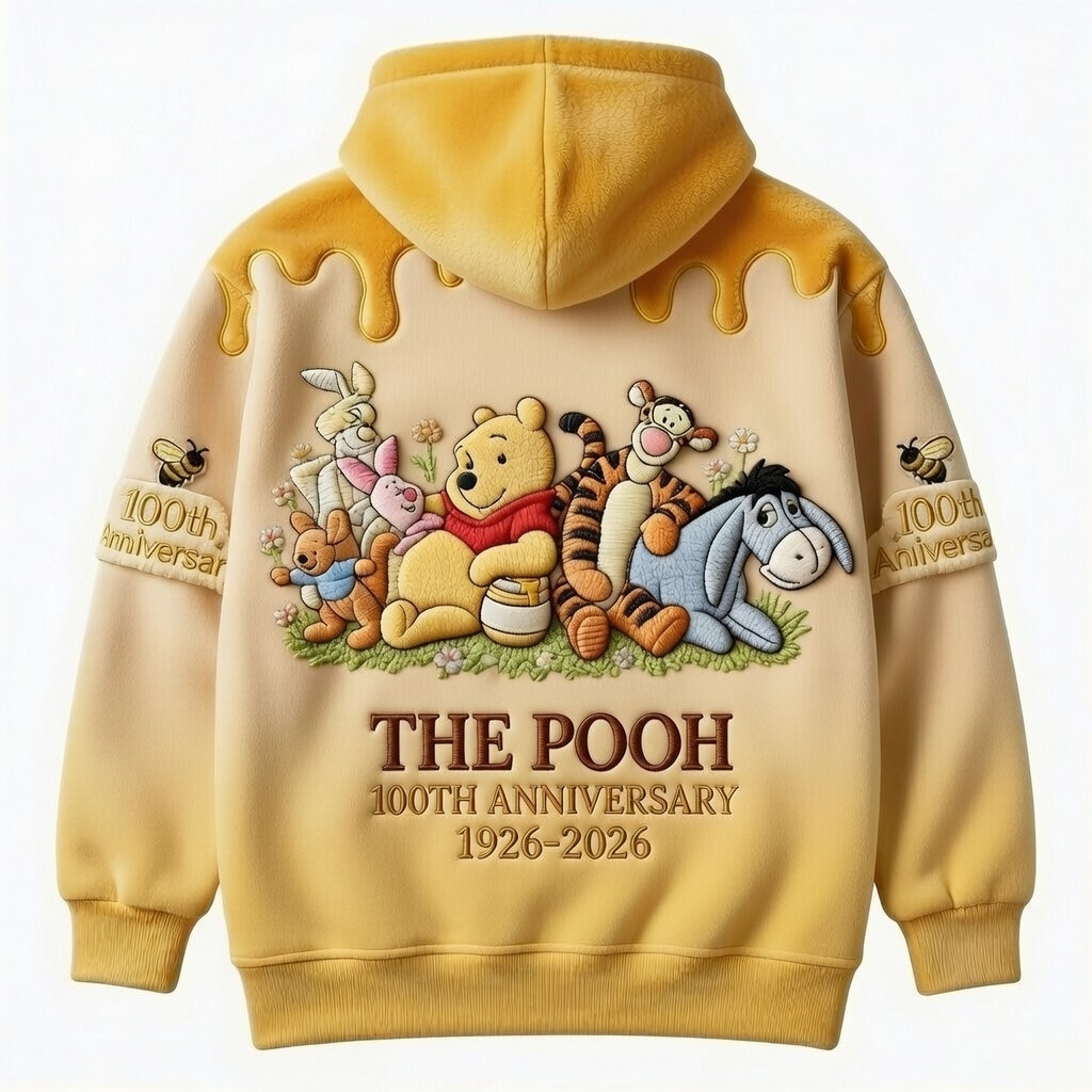 Personalized All Over Print Winnie the Pooh Shirt for Movie Fans