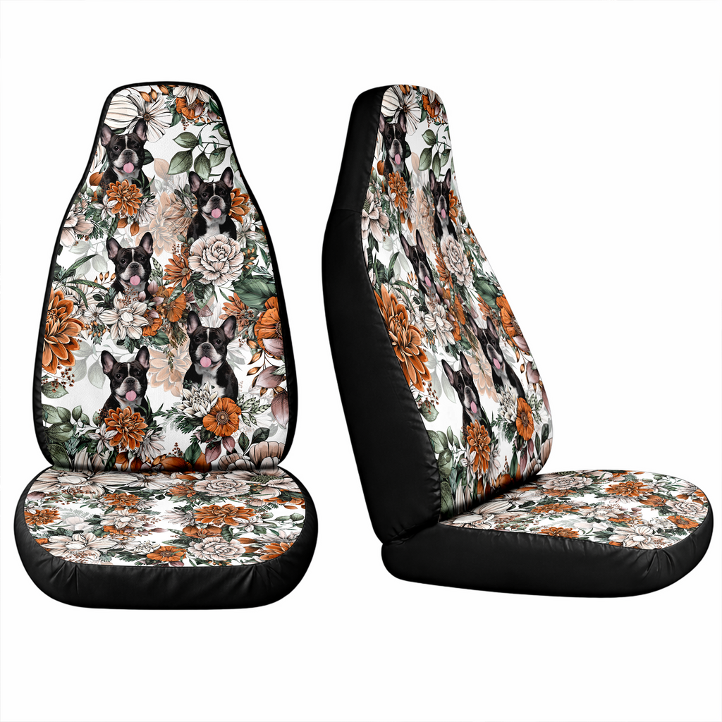 Personalized Photo Floral Aloha Hawaiian Car Seat Cover Gift HN590 - Car Seat Cover GradoCreations
