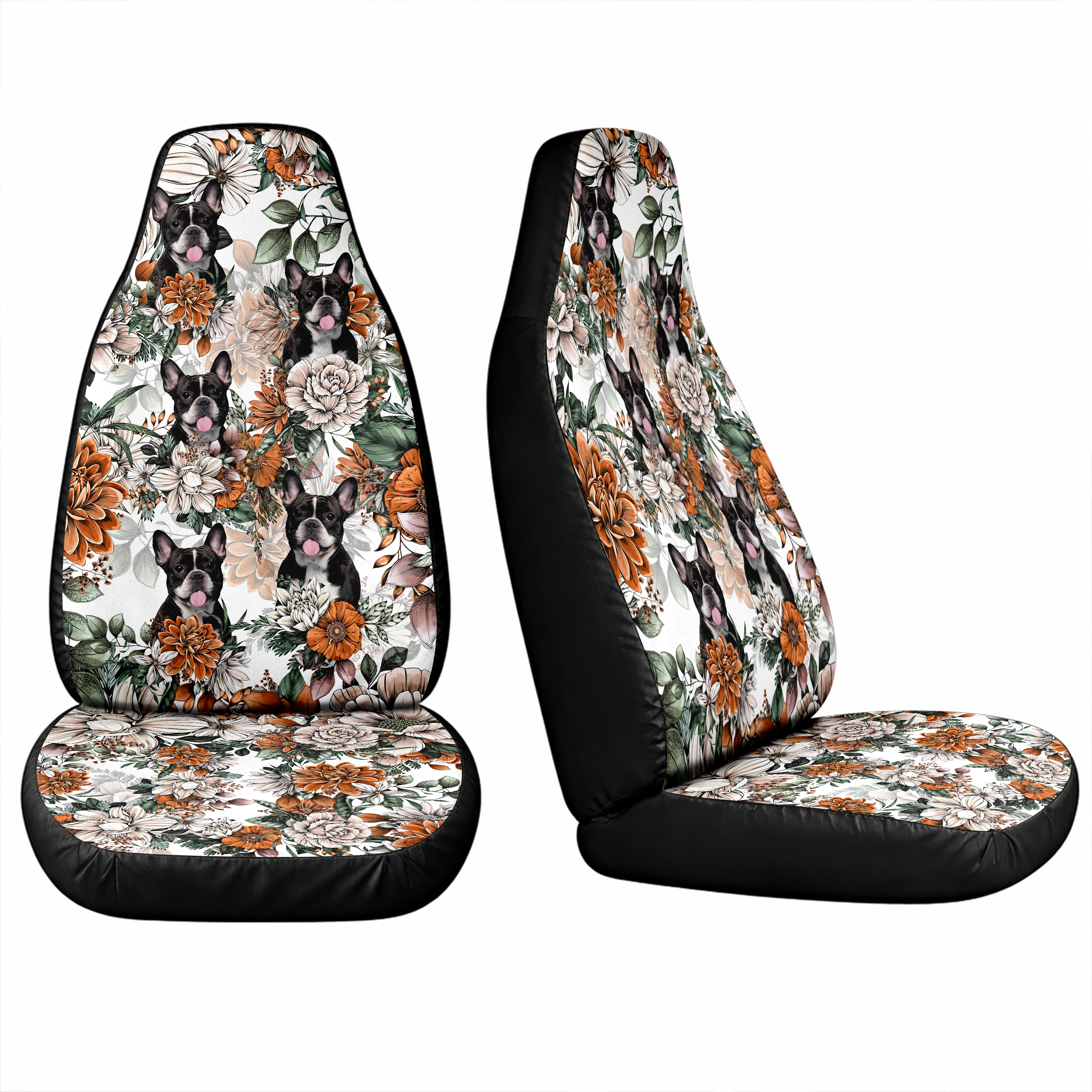 Personalized Photo Floral Aloha Hawaiian Car Seat Cover Gift HN590 - Car Seat Cover GradoCreations