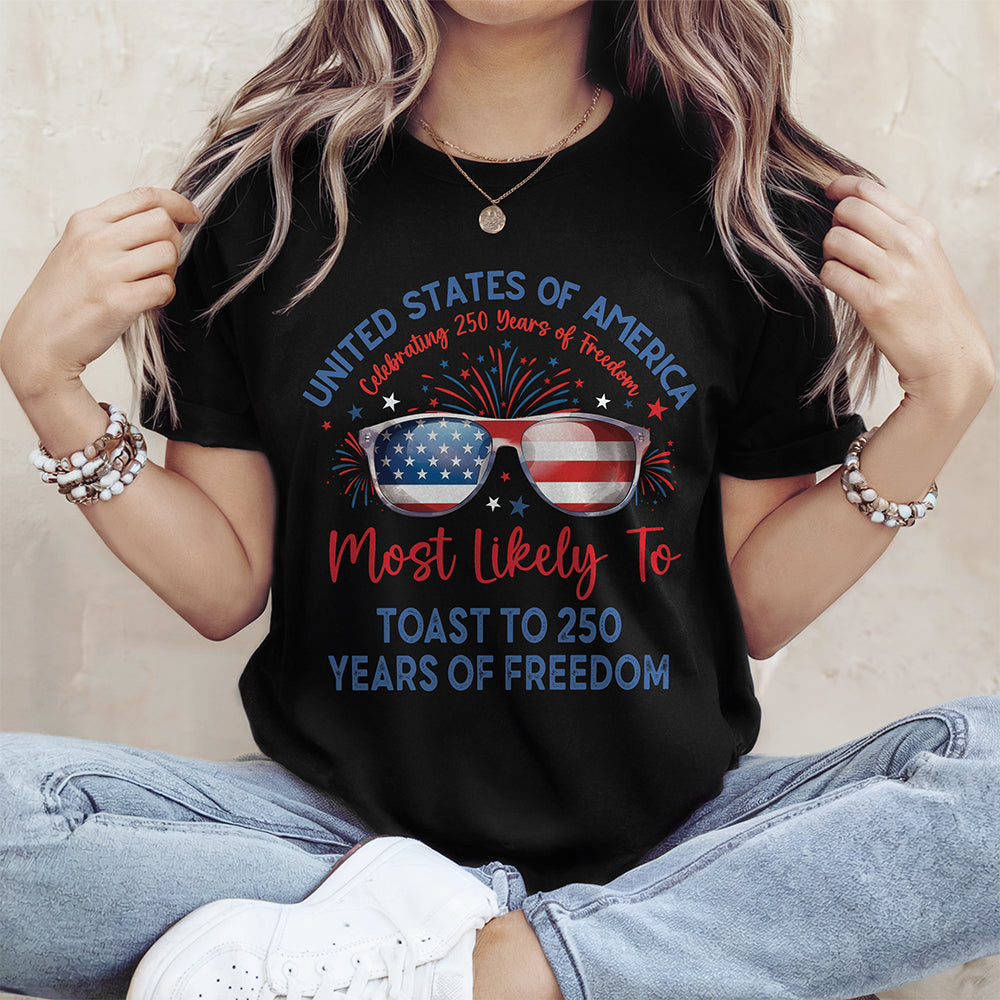 Personalized Family T-Shirt USA 250th Anniversary Gift HN590 - Tshirt GradoCreations