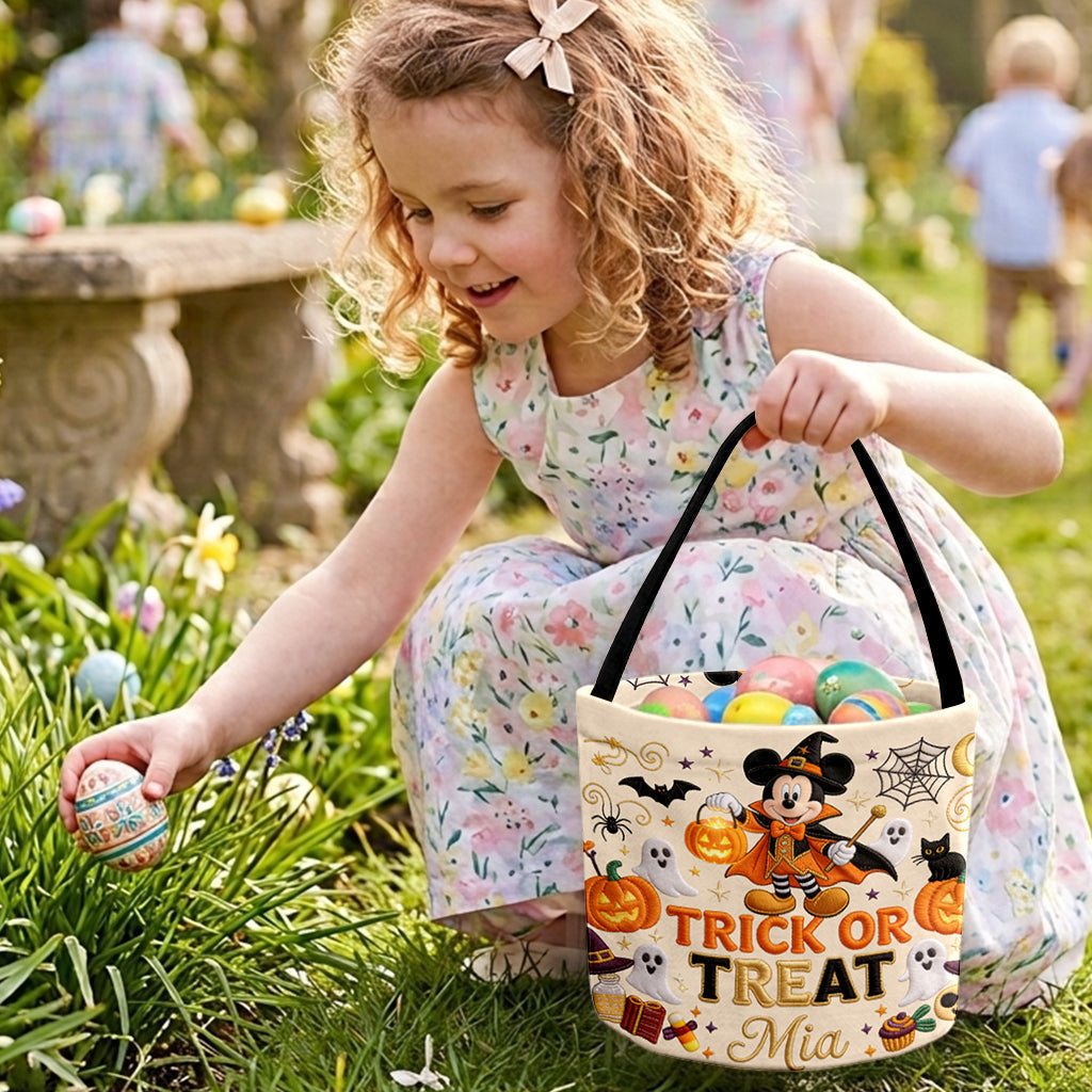 Personalized Halloween Basket Trick or Treat Gift for Kids Basket GradoCreations