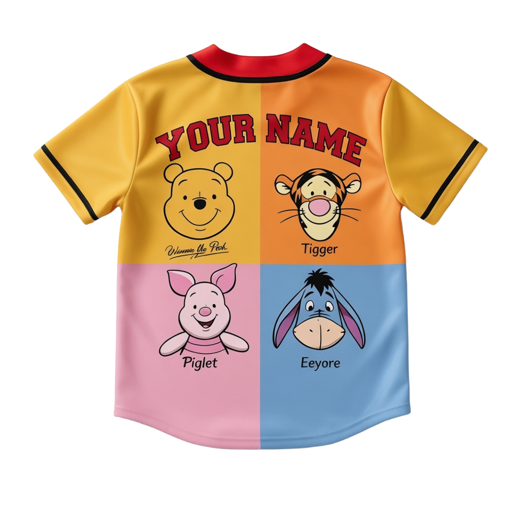 Personalized Movie-Themed Baseball Jersey for Kids & Adults - Custom Name, 100th Anniversary Gift