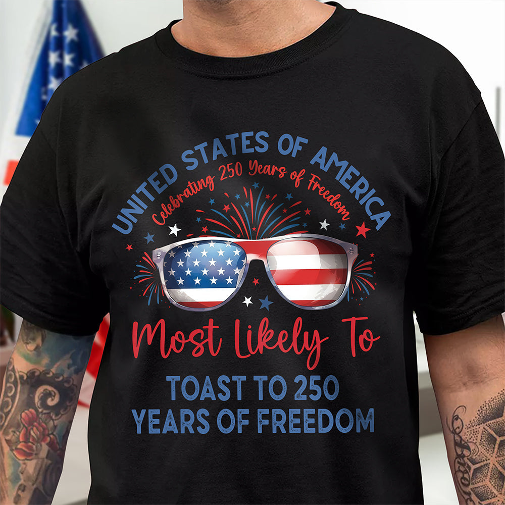 Personalized Family T-Shirt USA 250th Anniversary Gift HN590 - Tshirt GradoCreations