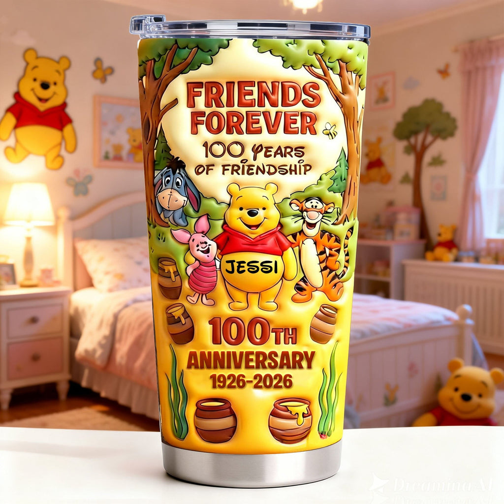 Personalized Disney Tumbler 100th Anniversary Gift for Friends