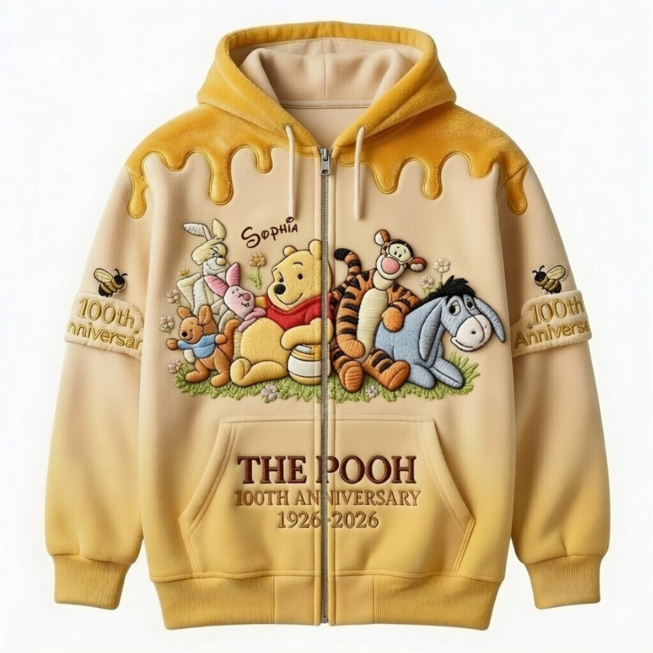 Personalized All Over Print Winnie the Pooh Shirt for Movie Fans