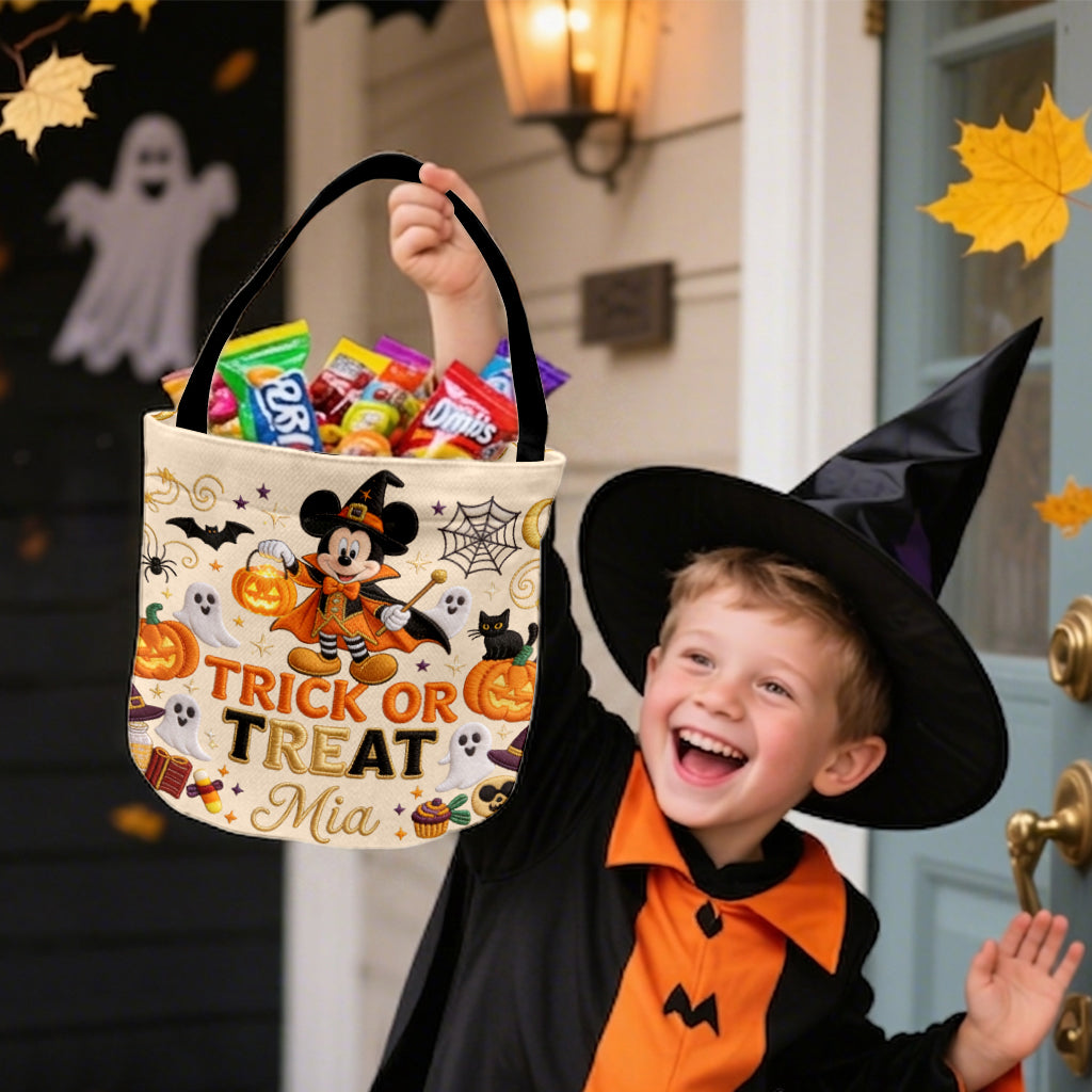 Personalized Halloween Basket Trick or Treat Gift for Kids Basket GradoCreations