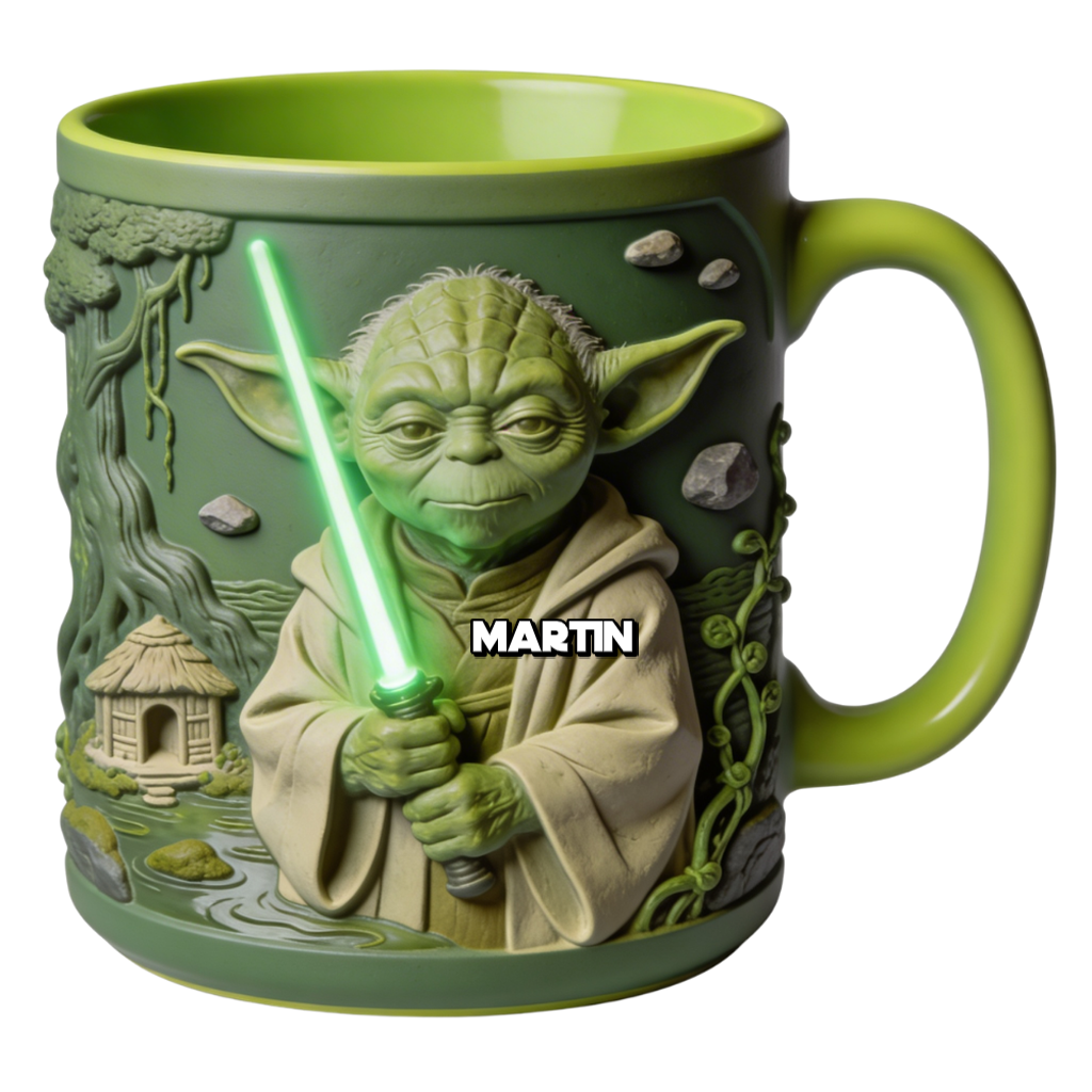 Personalized Darth Vader Accent Mug Custom Name Gift for Movie Fans Mug GradoCreations