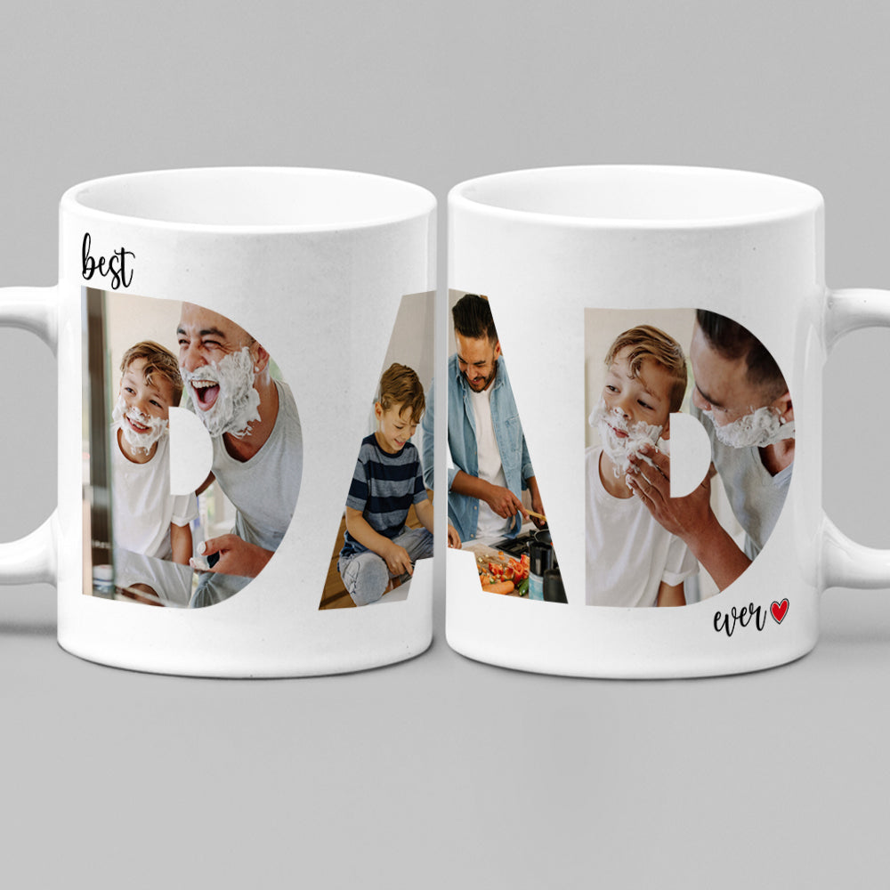 Personalized Photo Mug Custom Gift for Dad | Father's Day HN590 - mug GradoCreations